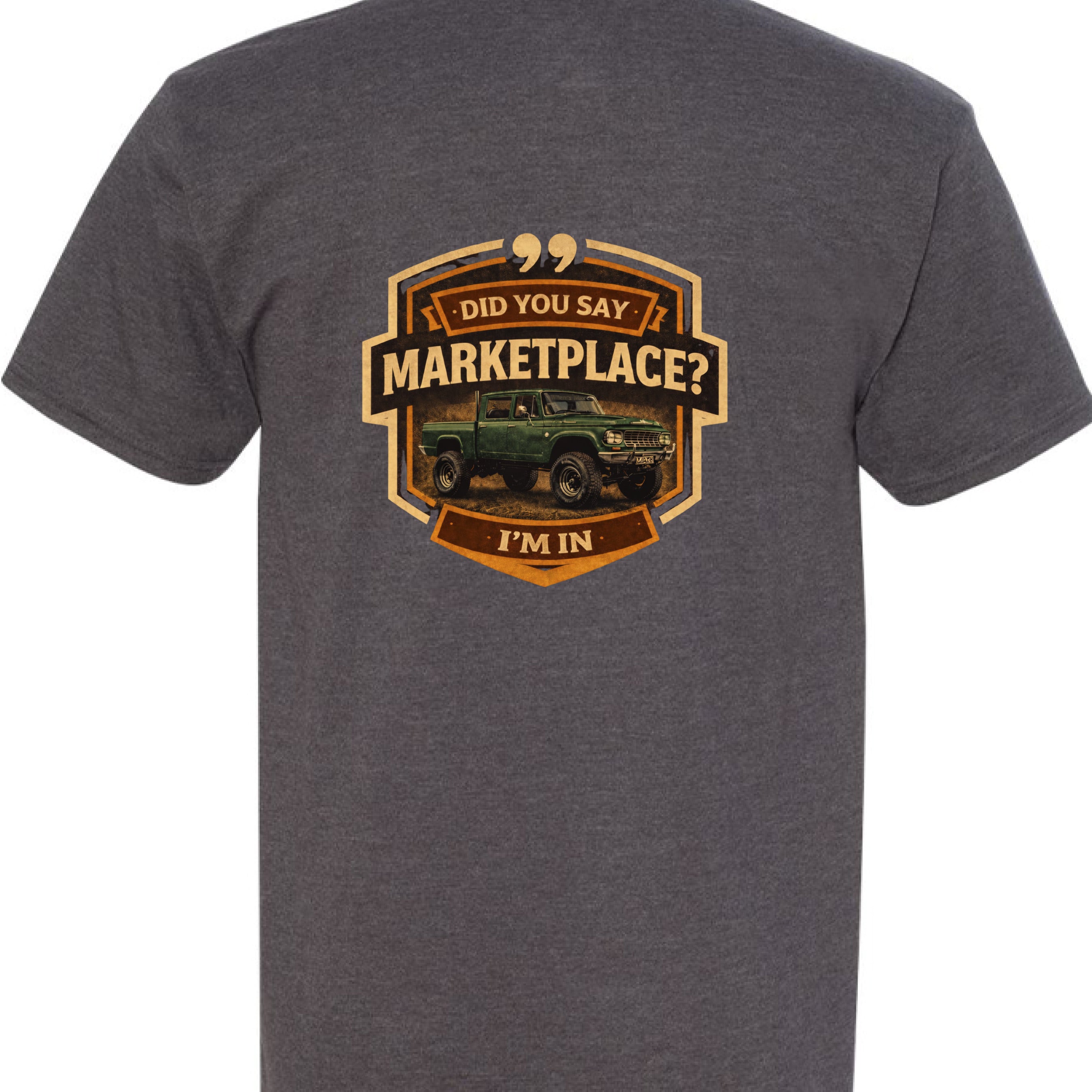 CHARCOAL HEATHER - BACK