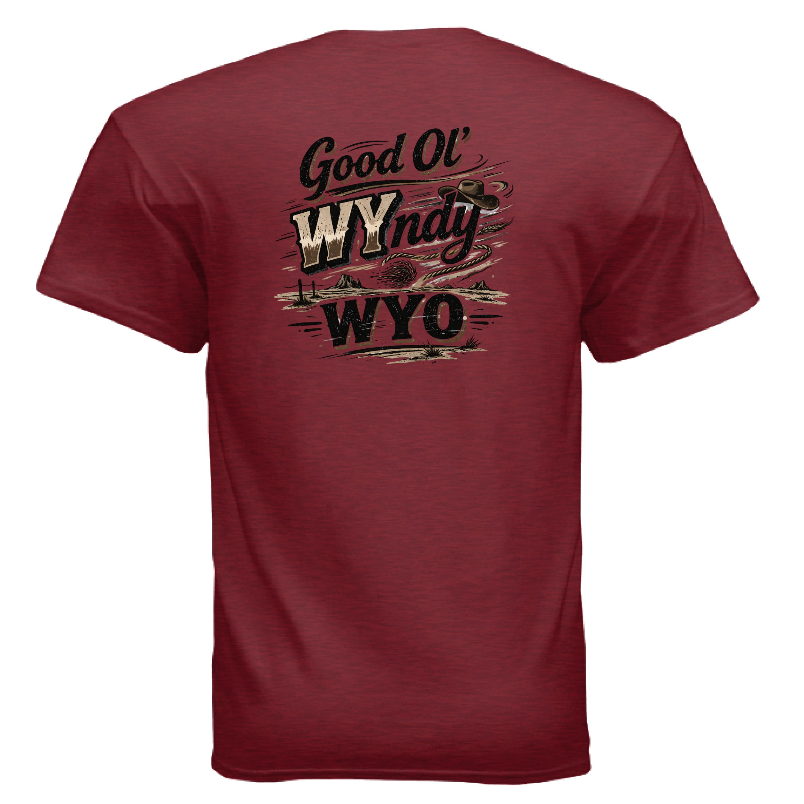 ANTIQUE CHERRY RED - BACK