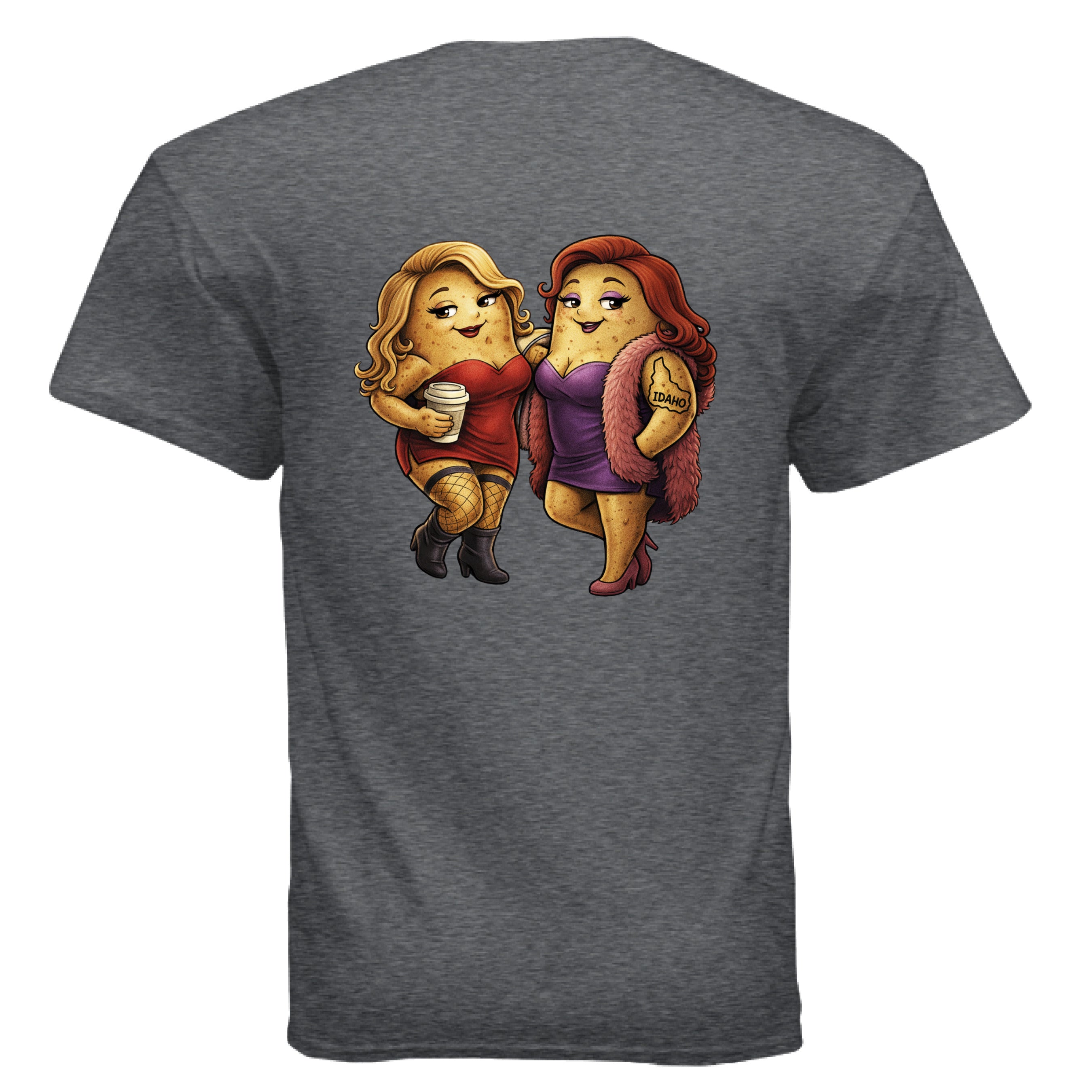 DARK HEATHER - BACK