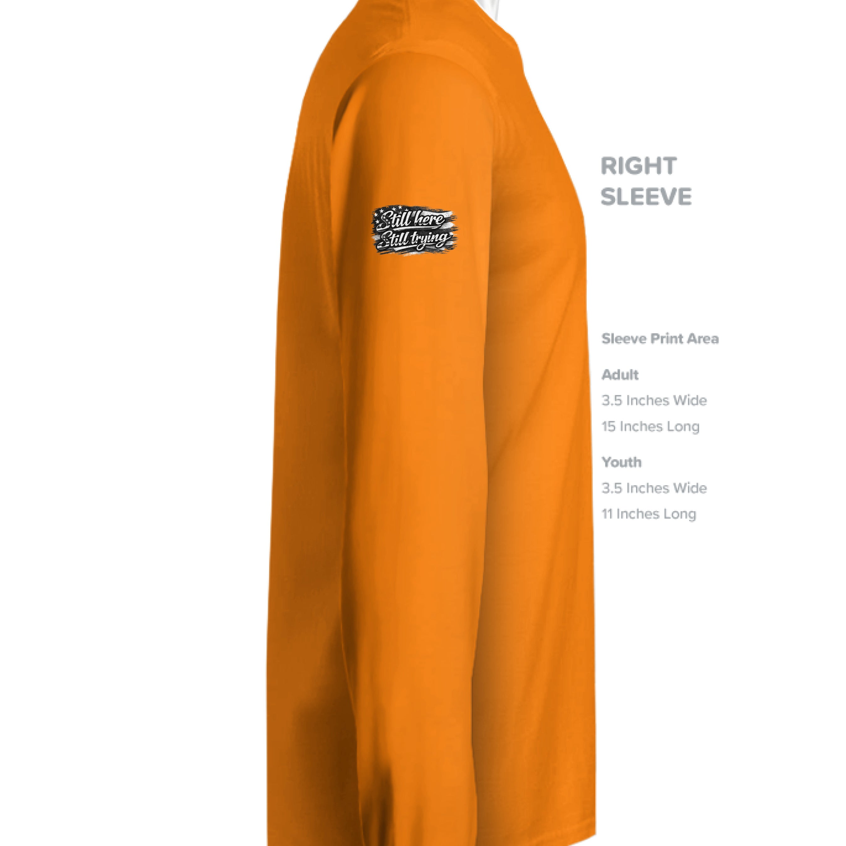 Safety Orange - SLEEVE_RIGHT