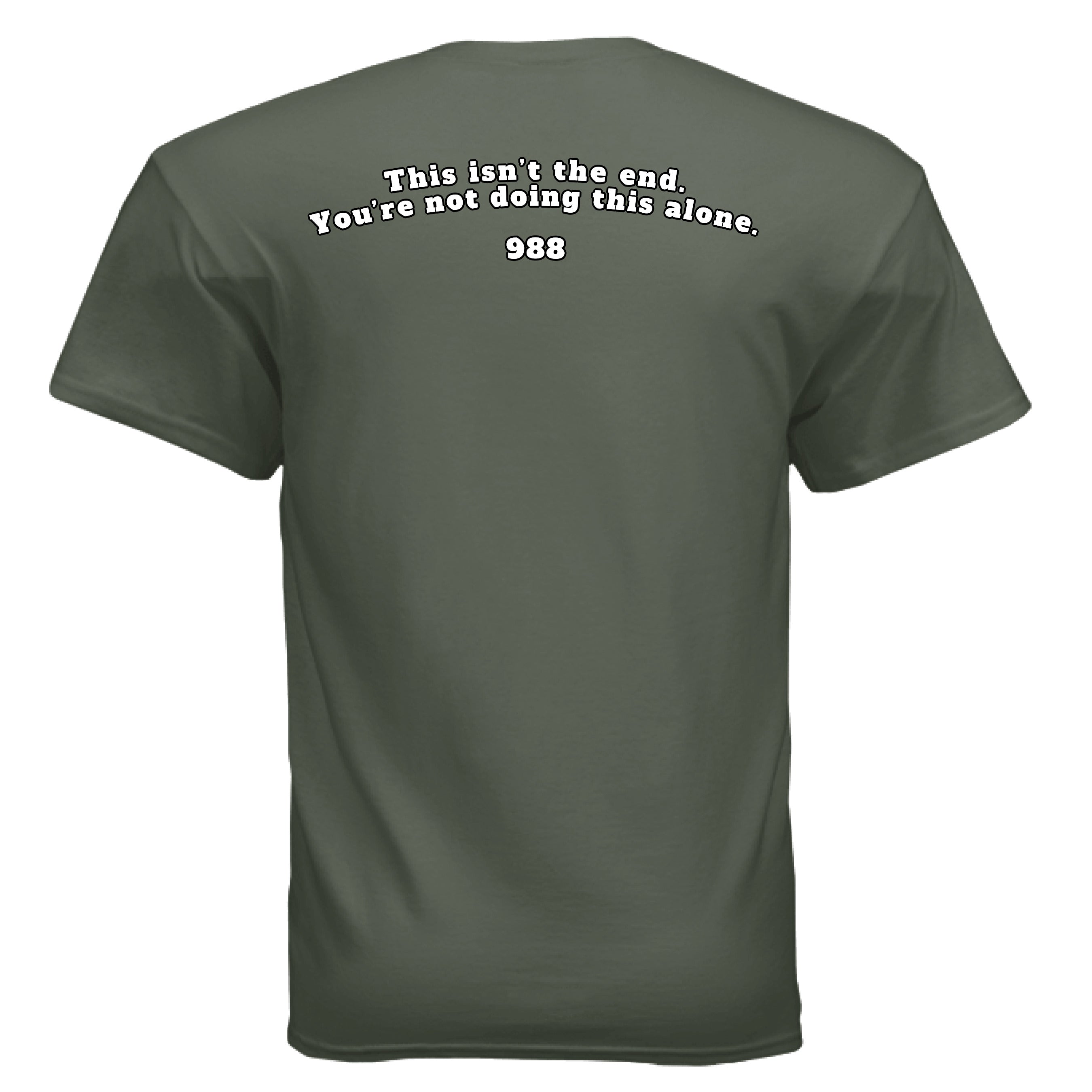 MILITARY GREEN - BACK