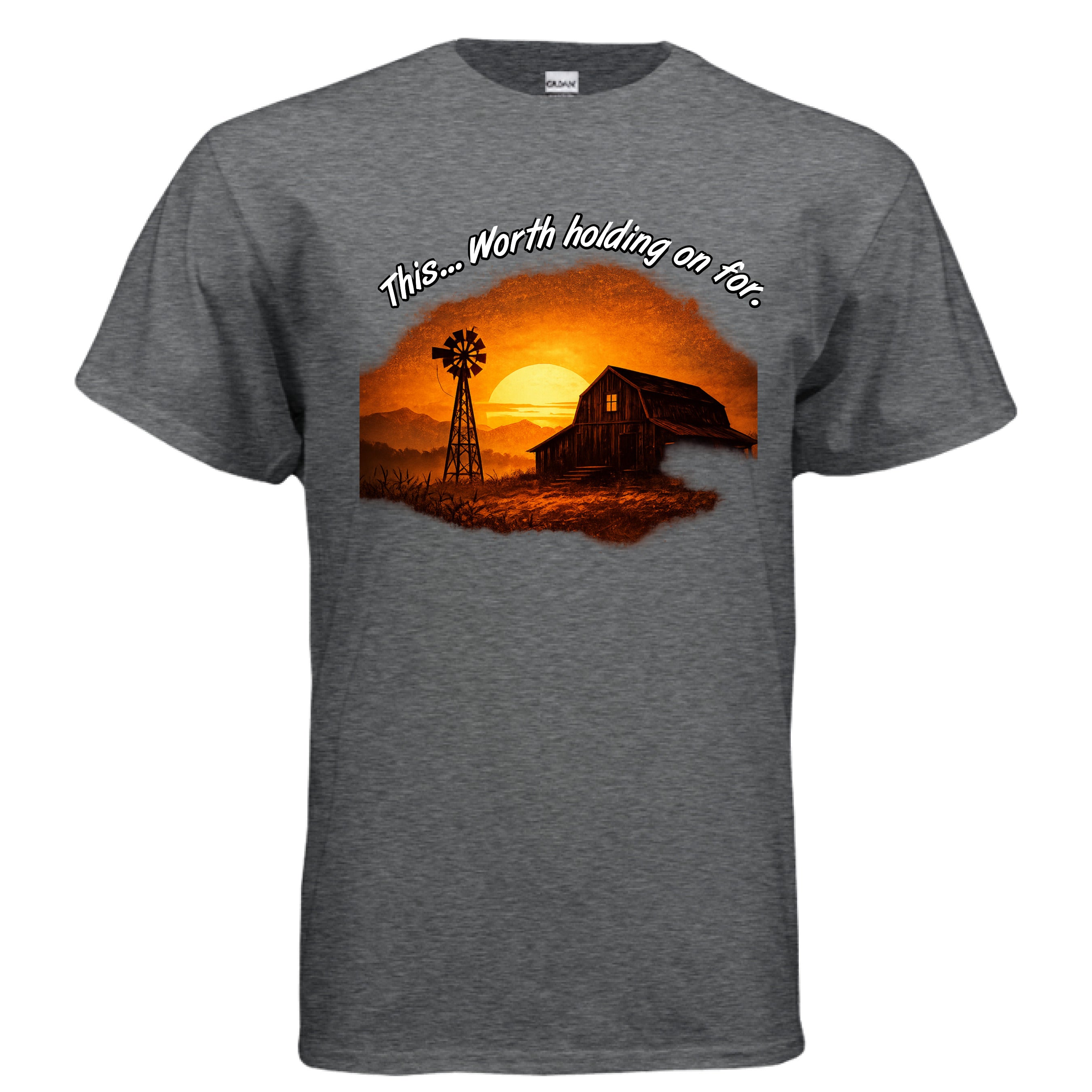 DARK HEATHER - FRONT
