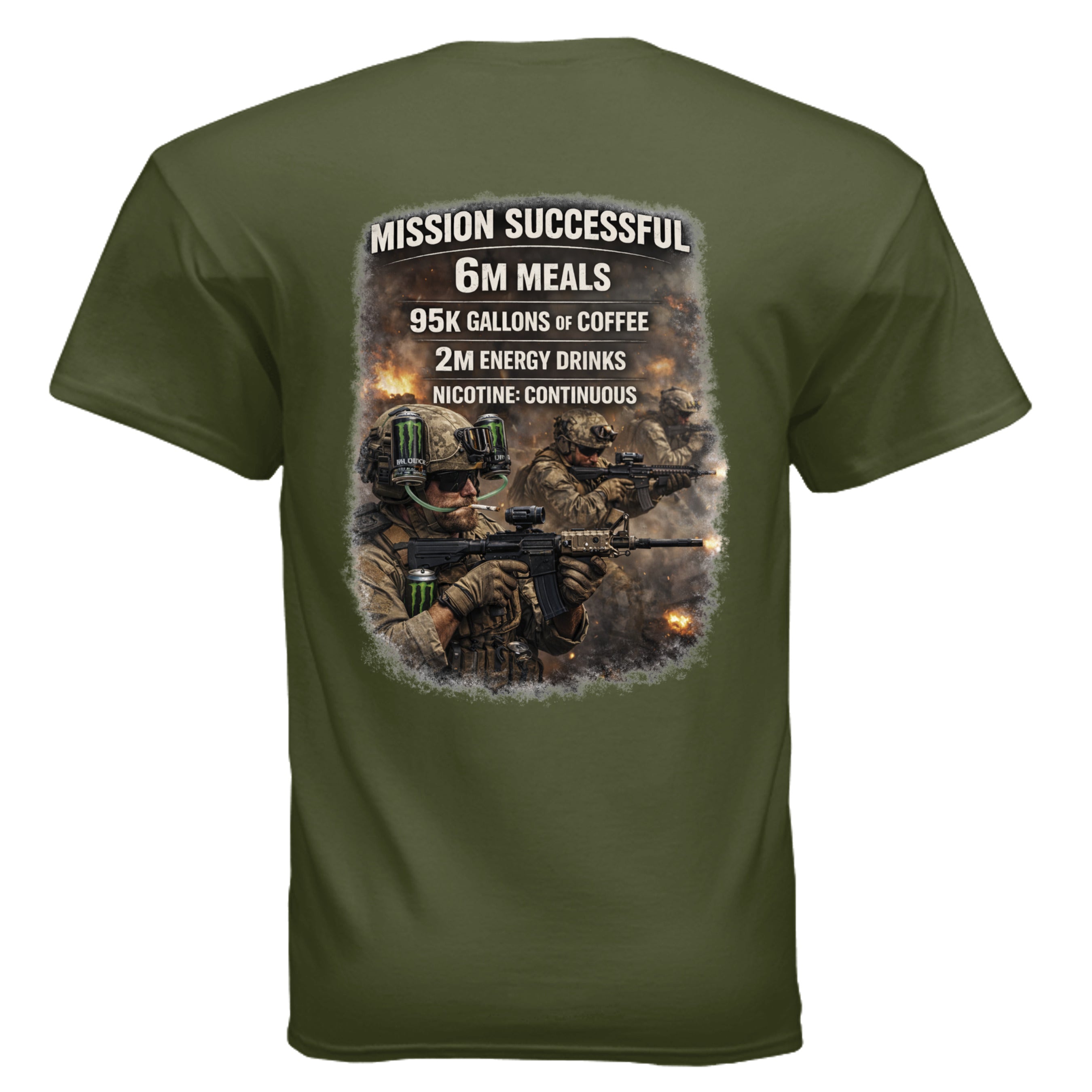 MILITARY GREEN - G500 - BACK