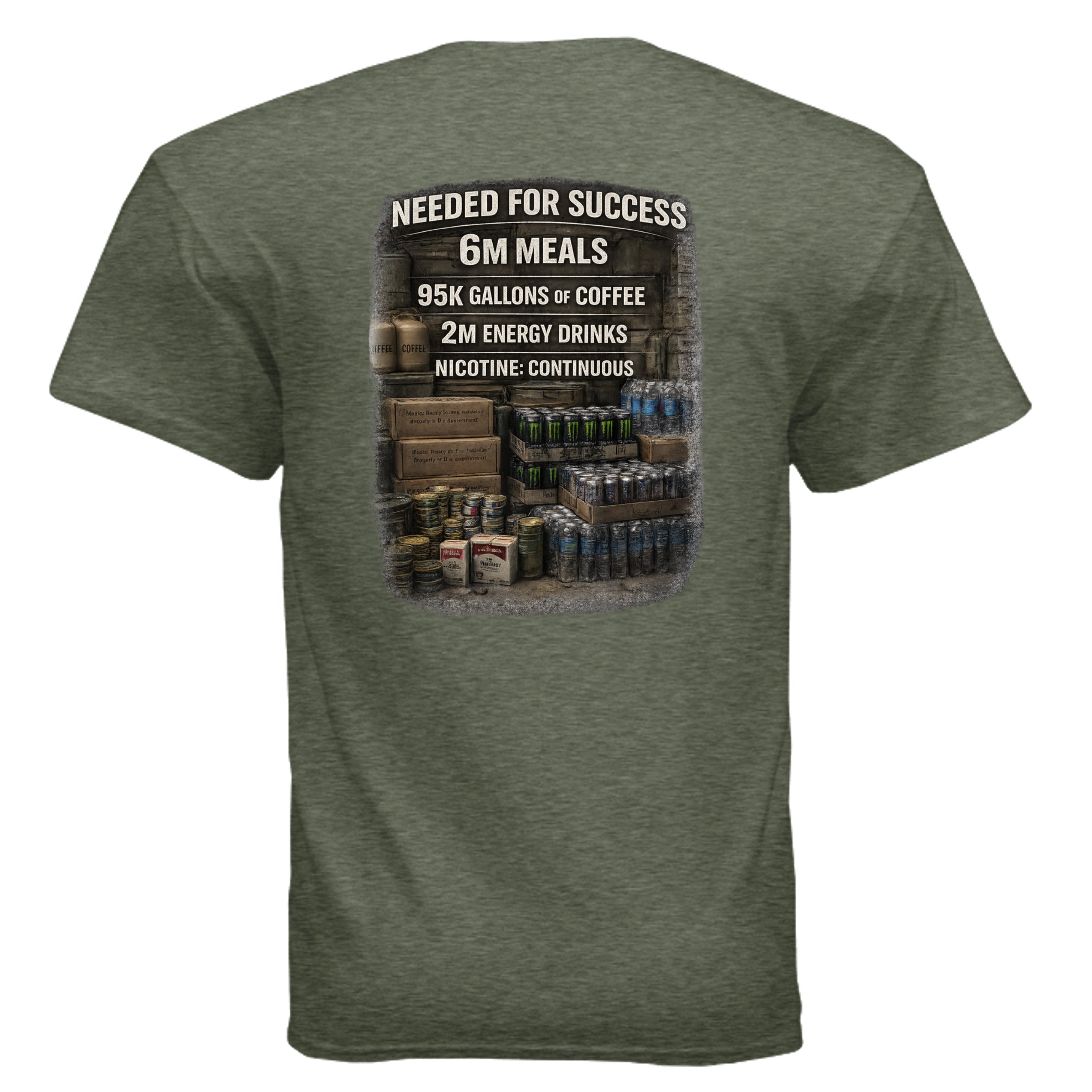 HEATHER MILITARY GREEN - G500 - BACK