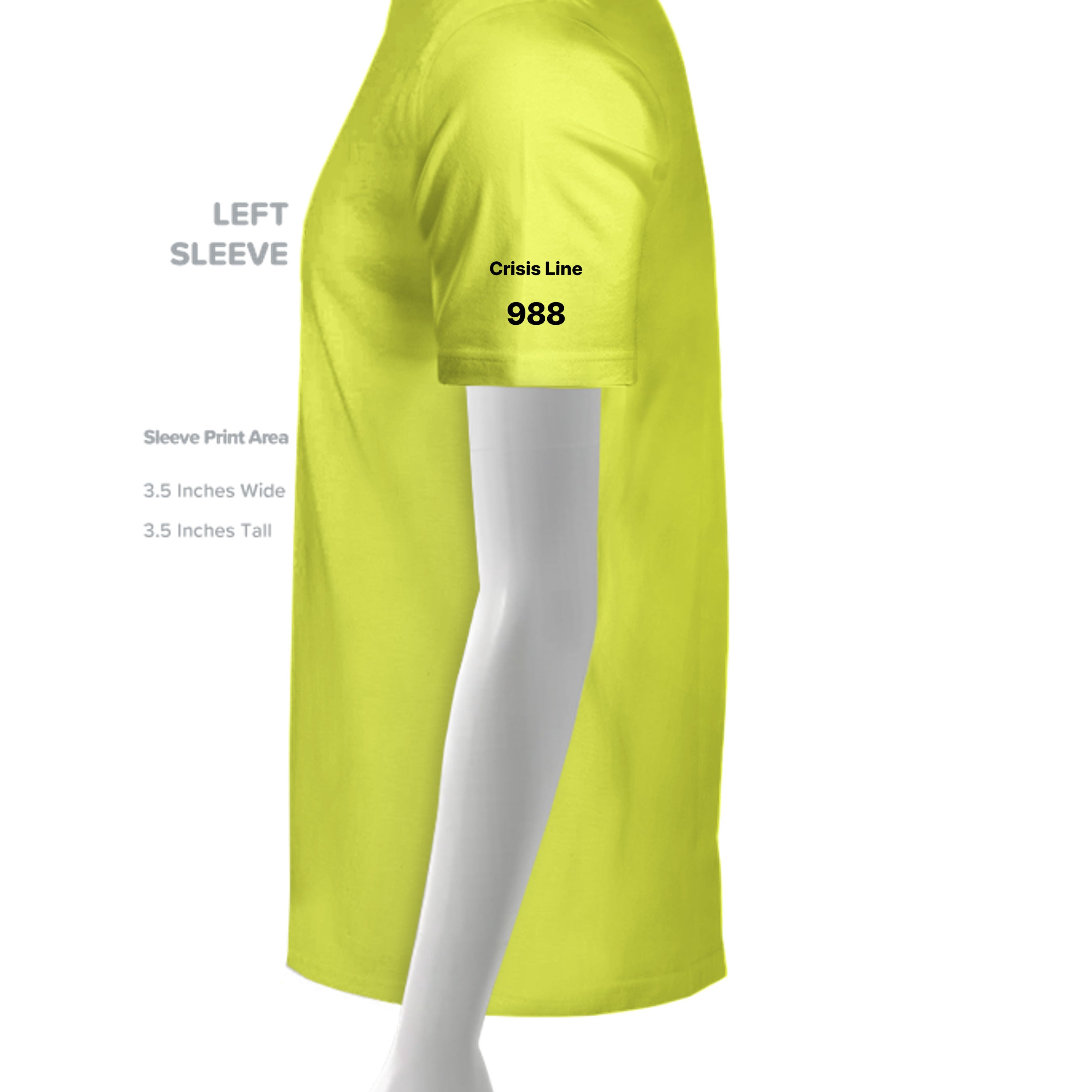 SAFETY GREEN - G500 - SLEEVE_LEFT