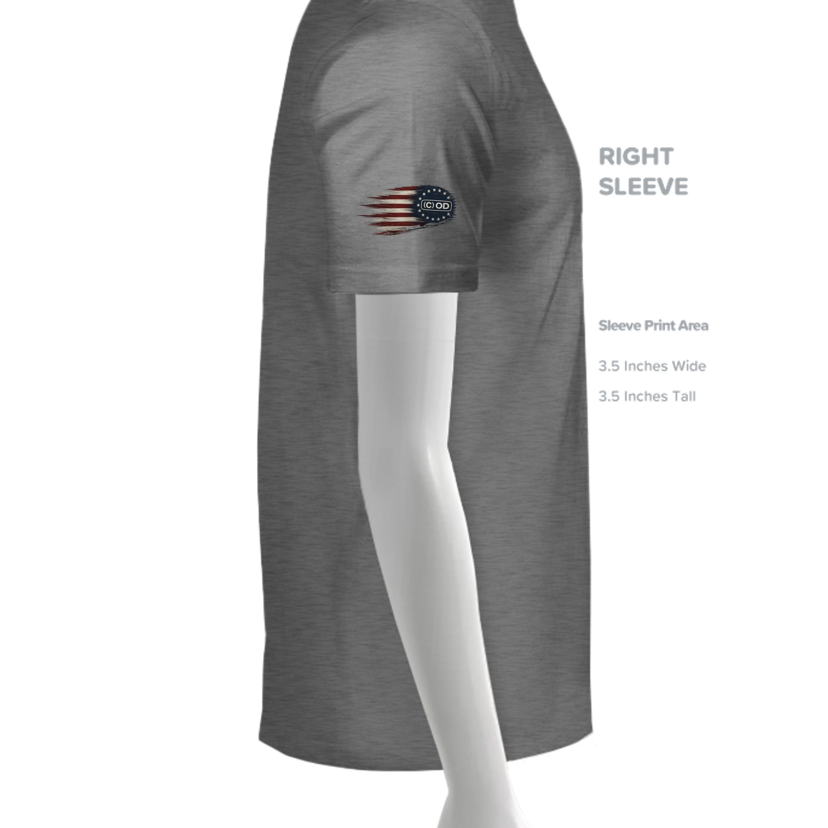 GRAPHITE HEATHER - G500 - SLEEVE_RIGHT