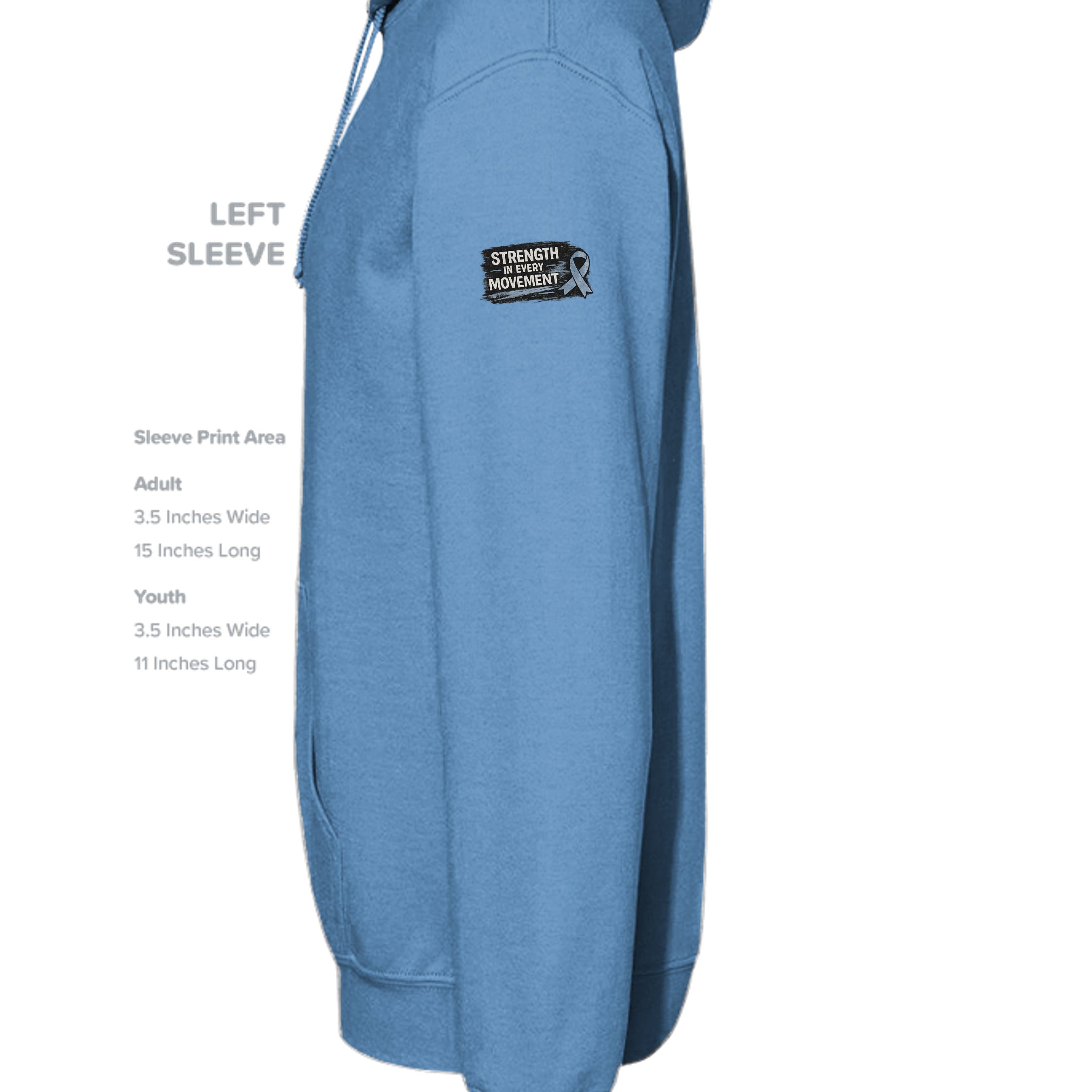 CAROLINA BLUE - G186 - SLEEVE_LEFT