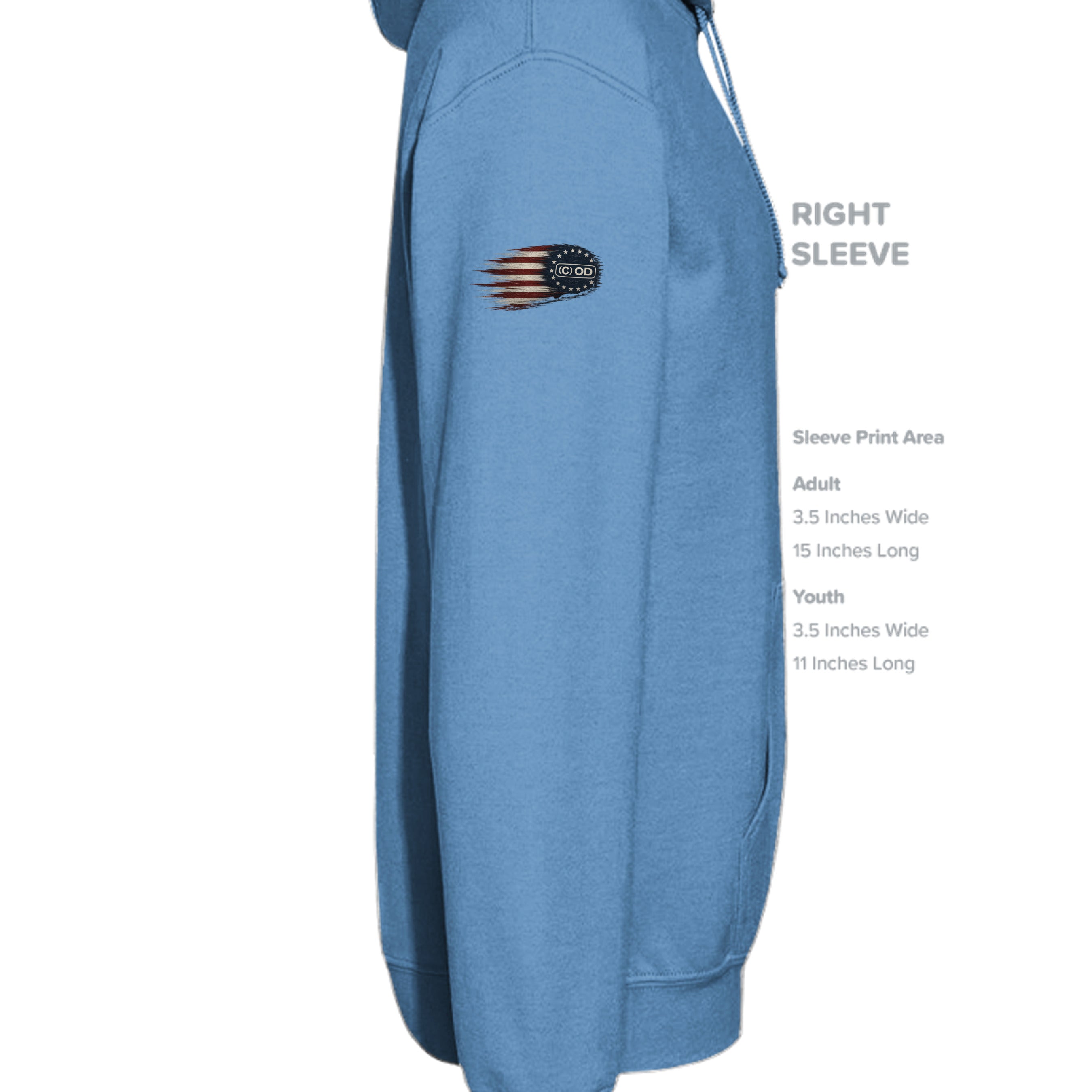 CAROLINA BLUE - G186 - SLEEVE_RIGHT