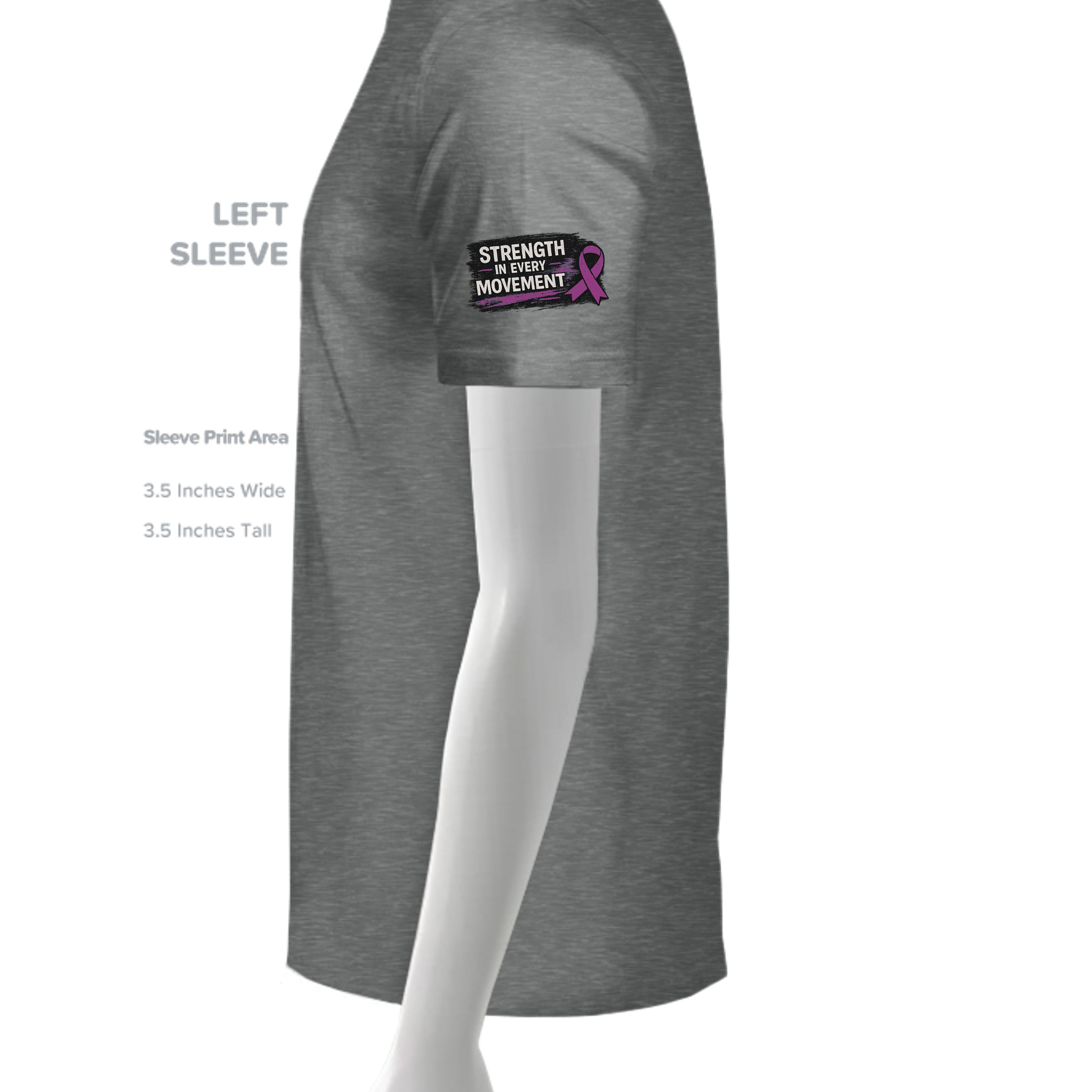 Graphite Heather - G640L - SLEEVE_LEFT