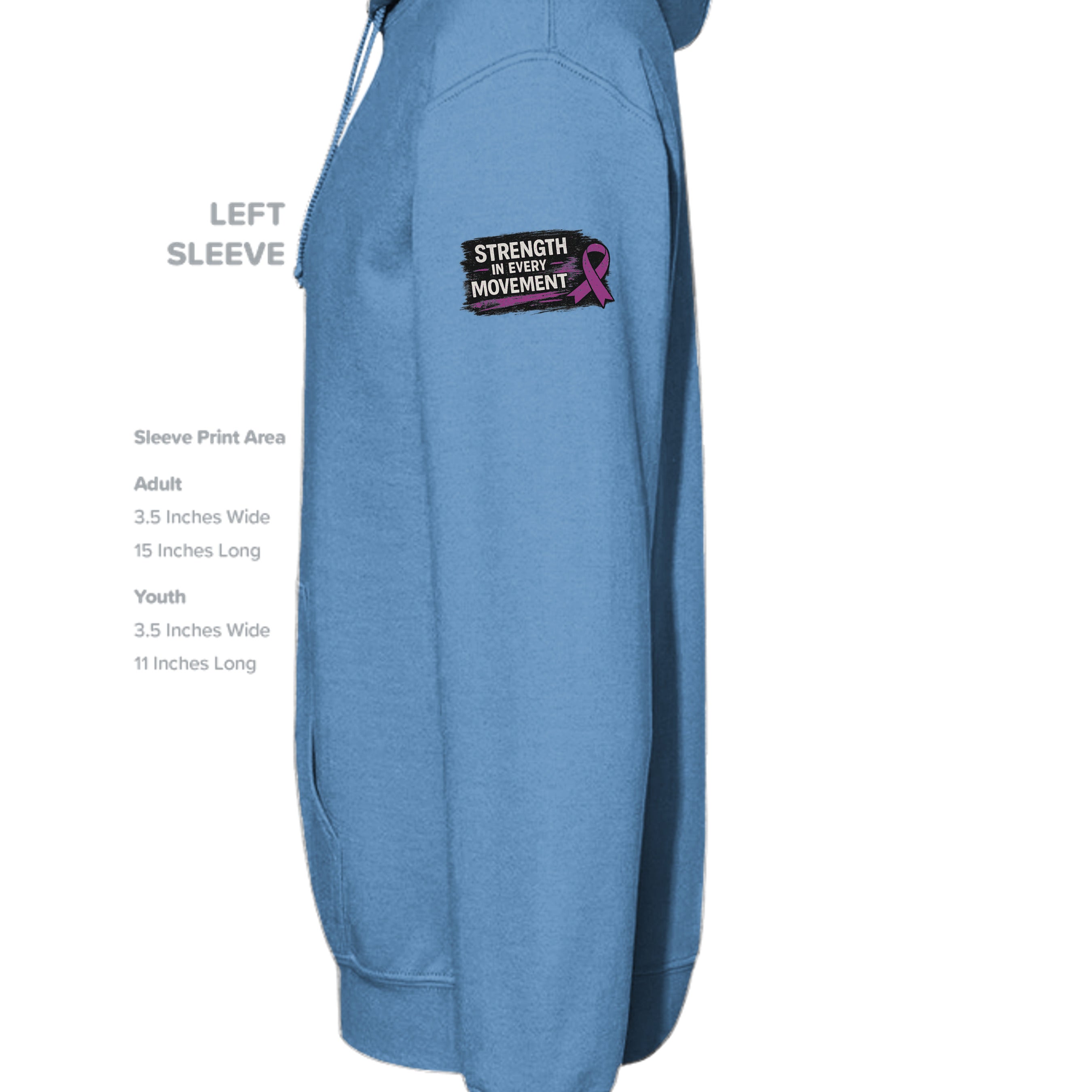 CAROLINA BLUE - G186 - SLEEVE_LEFT