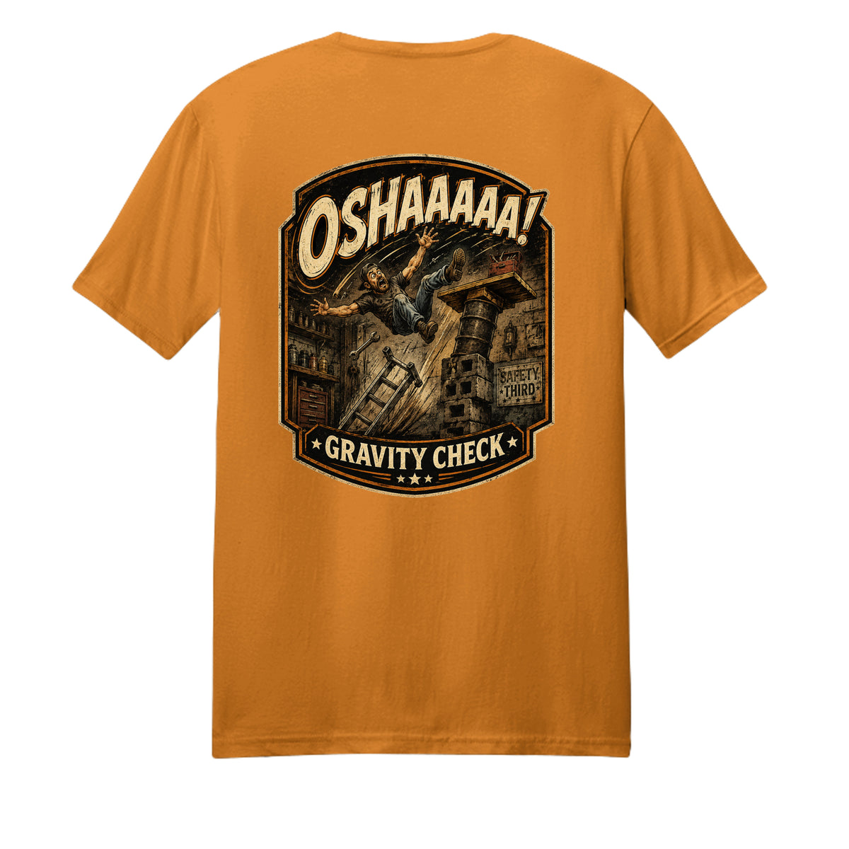 Safety Orange - 3000 - BACK