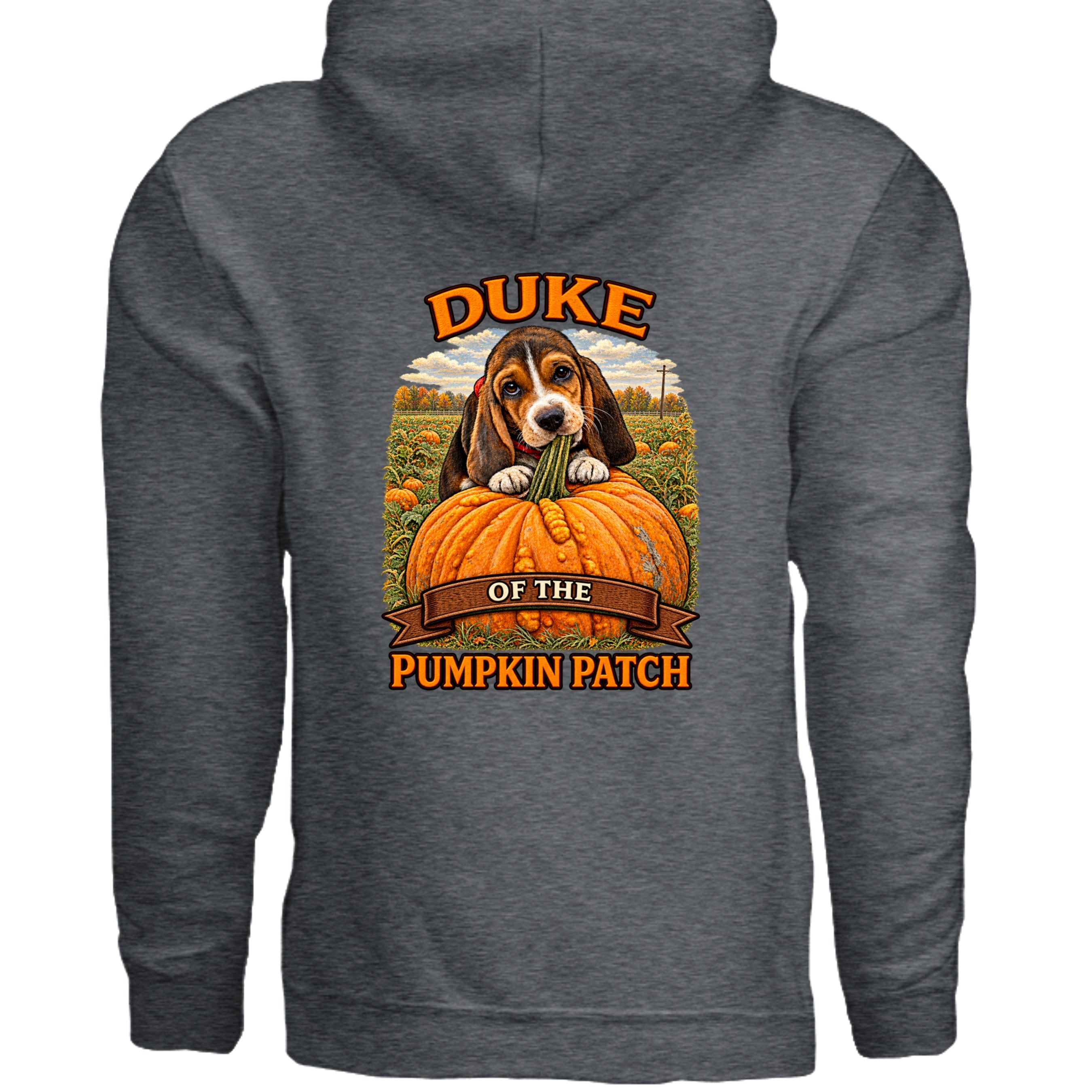 DARK HEATHER - G185 - BACK